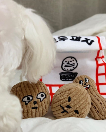 Walnut Peanut Bag Interactive Dog Toy