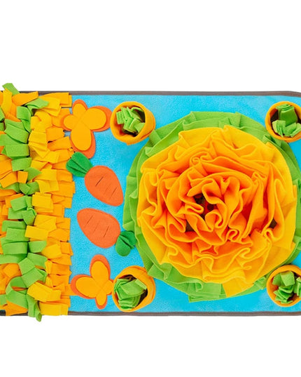 Cute Carrot Nosework Snuffle Mat
