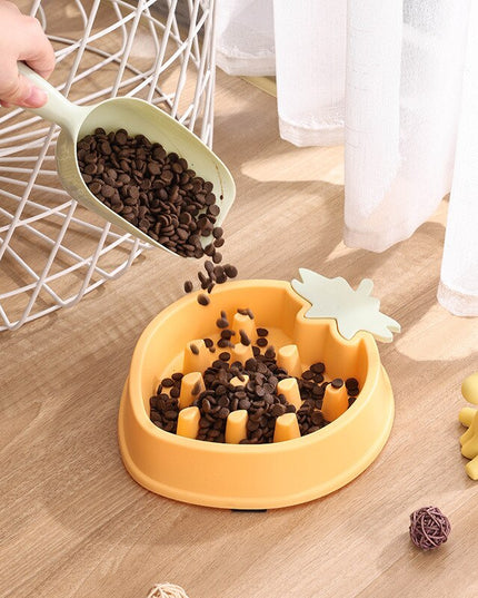 Cute Strawberry Slow Feeder Bowl