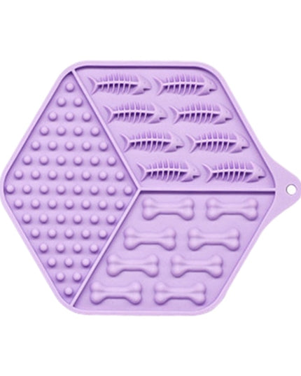 Hexagon Silicone Lick Mat
