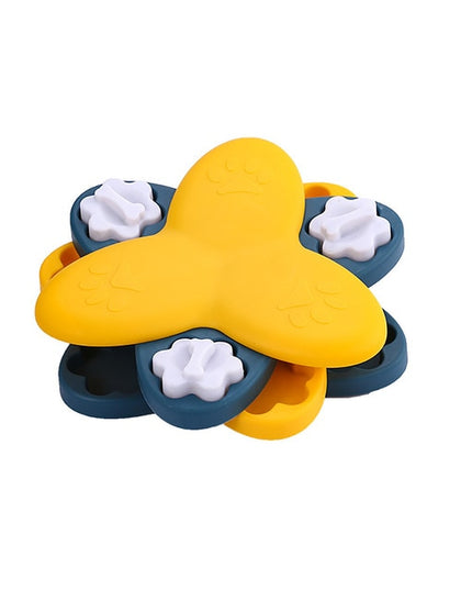 3-Layer Rotating Puzzle Interactive Slow Feeder