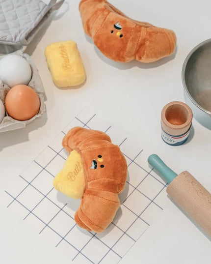 Croissant Butter Interactive Nosework Dog Toy