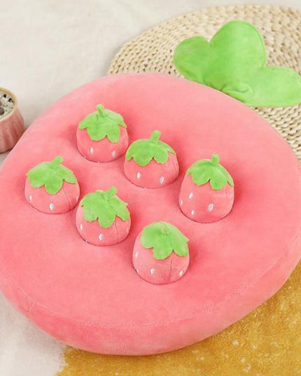 Strawberry Interactive Nosework Dog Toy