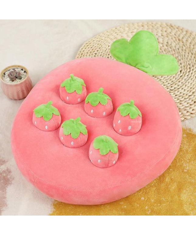 Strawberry Interactive Nosework Dog Toy