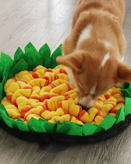2-In-1 Flower Pad Snuffle Mat Bowl