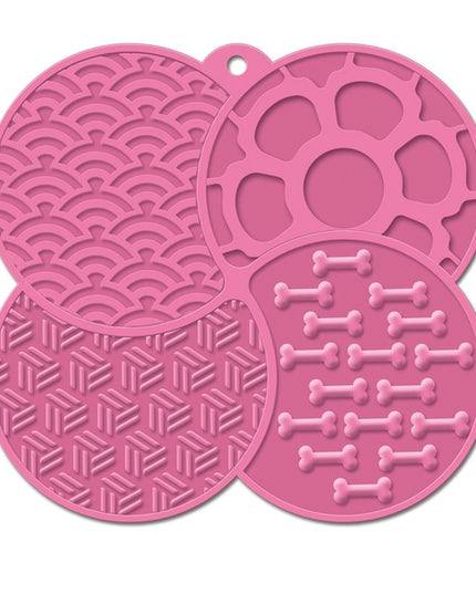 4-Section Suction Silicone Lick Mat