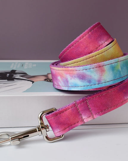 Colorful Tie Dye Leash