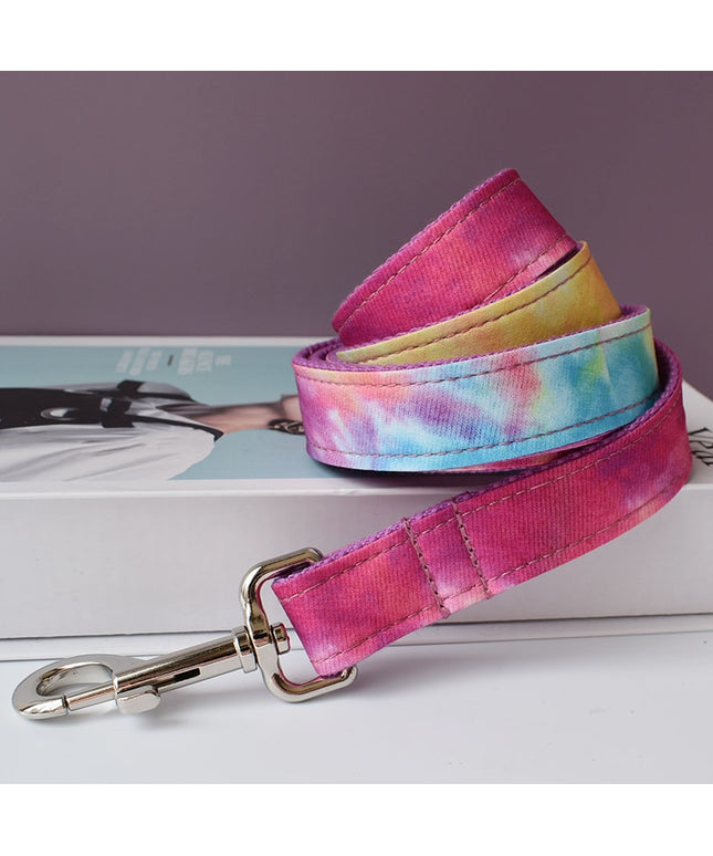 Colorful Tie Dye Leash
