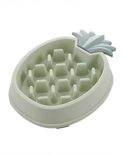 Cute Pineapple Slow Feeder Bowl