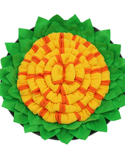 2-In-1 Flower Pad Snuffle Mat Bowl