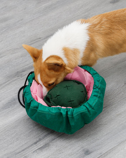 Lotus Flower Nosework Snuffle Mat Bowl