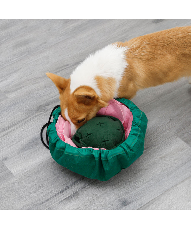Lotus Flower Nosework Snuffle Mat Bowl