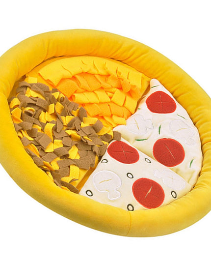 Pizza Slice Nosework Snuffle Mat