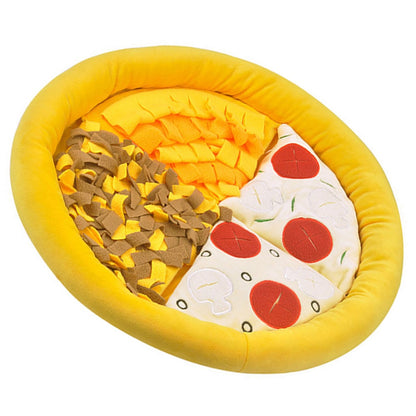 Pizza Slice Nosework Snuffle Mat