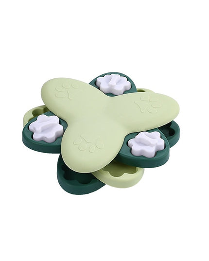 3-Layer Rotating Puzzle Interactive Slow Feeder