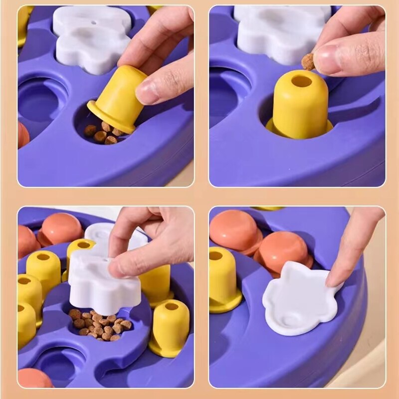 Advanced Sliding Maze Dog Puzzle Treat Toy