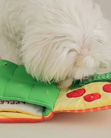 Lunch Sniff Book Interactive Nosework Dog Toy