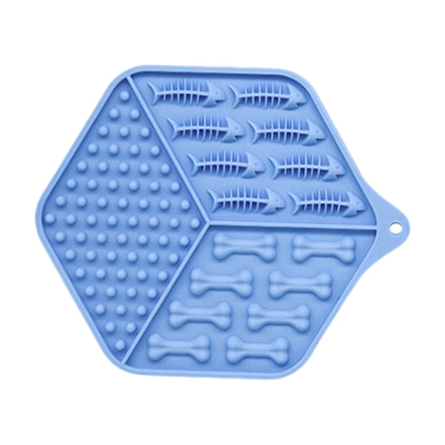 Hexagon Silicone Lick Mat