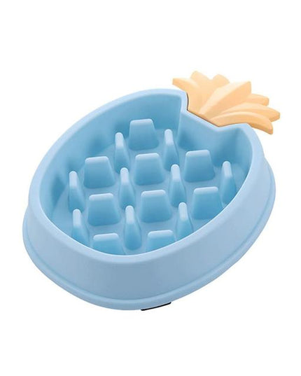 Cute Pineapple Slow Feeder Bowl