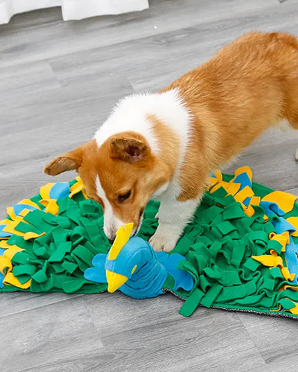 Peacock Nosework Snuffle Mat