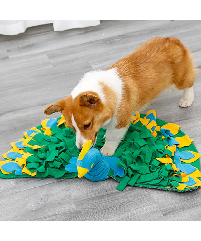 Peacock Nosework Snuffle Mat