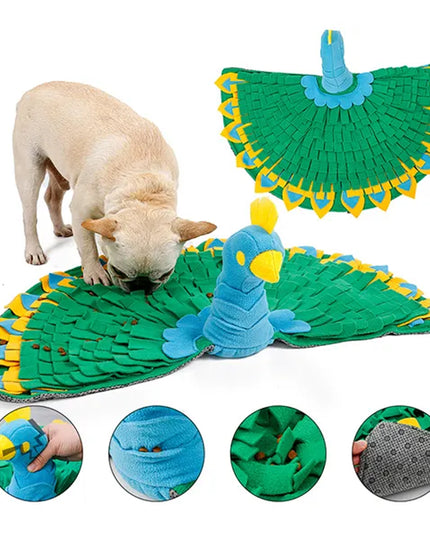 Peacock Nosework Snuffle Mat