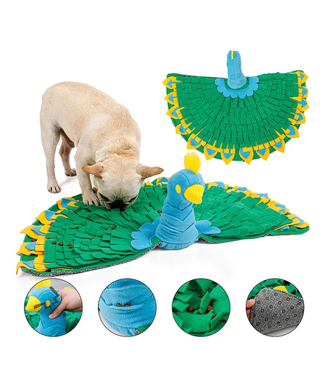 Peacock Nosework Snuffle Mat